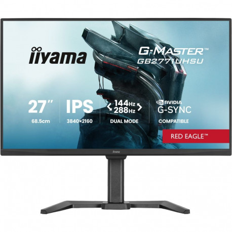 "68,6 cm/27"" (3840×2160) iiyama G-MASTER GB2771UHSU-B1 16:9 IPS 0,8 ms 144 Hz HDMI 2.1 ×2 DisplayPo