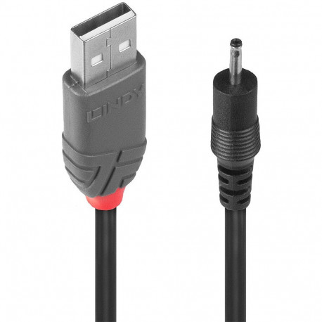 "Lindy USB-Ladekabel - 4-poliger USB-Anschluss Typ A (nur Strom) (M) - DC jack 2.3 mm (ID: 0.7 mm) (