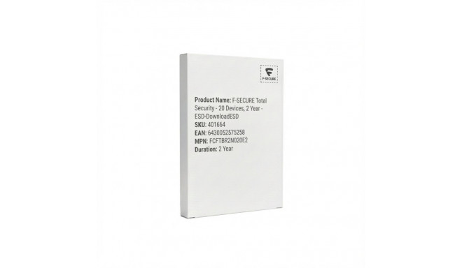 "F-SECURE Total Security - 20 Devices, 2 Year - ESD-Download"