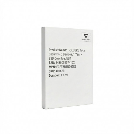 "F-SECURE Total Security - 5 Devices, 1 Year - ESD-DownloadESD"