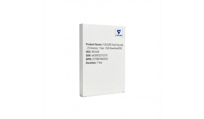 "F-SECURE Total Security - 25 Devices, 1 Year - ESD-Download"