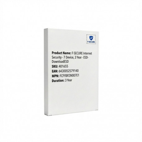 F-Secure internetiturve 7 seadmele 3 aastat ESD-Download