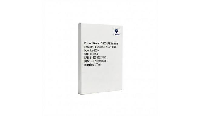 "F-SECURE Internet Security - 3 Device, 3 Year - ESD-Download"