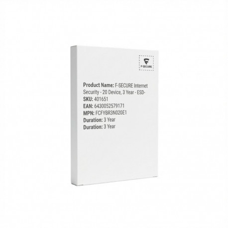 F-Secure internetiturve 20 seadet 3 aastat ESD-allalaadimine