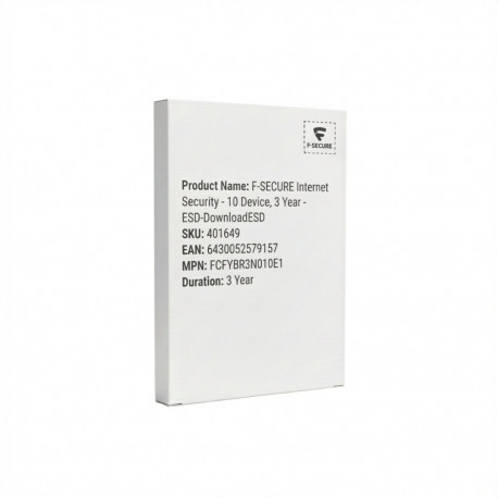 "F-SECURE Internet Security - 10 Device, 3 Year - ESD-Download"