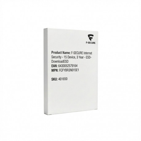 "F-SECURE Internet Security - 15 Device, 3 Year - ESD-Download"