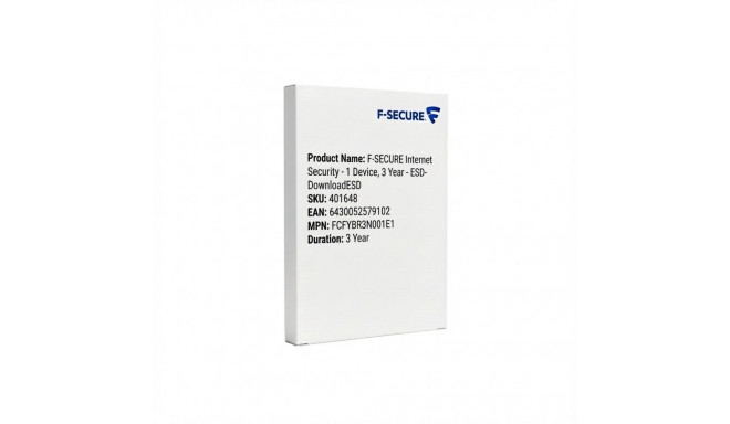 "F-SECURE Internet Security - 1 Device, 3 Year - ESD-Download"