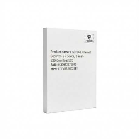 F-SECURE Internet Security, 25 seadet, 2 aastat, ESD