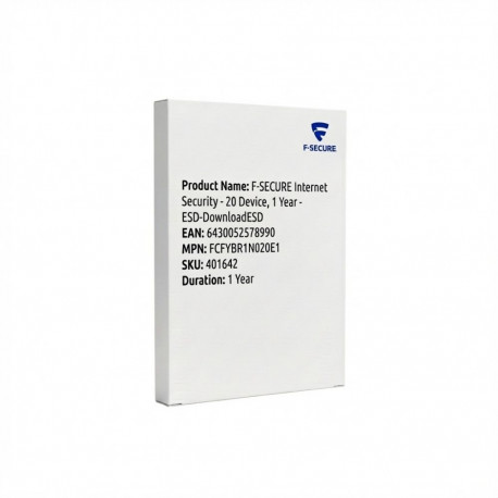 "F-SECURE Internet Security - 20 Device, 1 Year - ESD-Download"