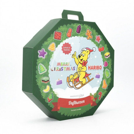 Haribo teeküünalde advendikalender