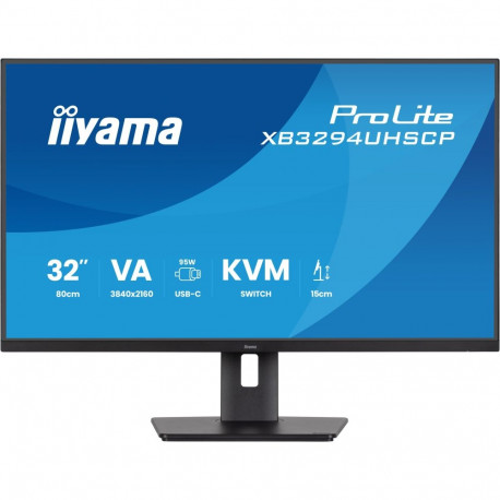 "IIYAMA 80,0cm (32"") XB3294UHSCP-B1 16:9 2xHDMI+DP+2xUSB-C"