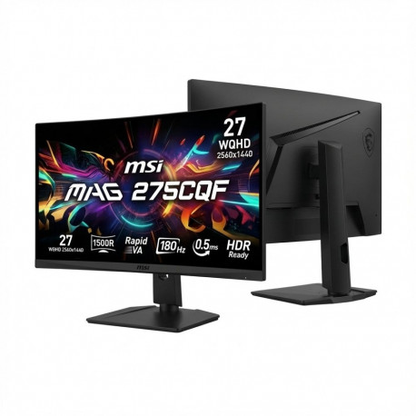 68,58cm/27" (2560x1440) MSI MAG 275CQF E18 16:9 kumer RapidVA 0,5ms 180Hz 2xHDMI DisplayPort HDR Rea