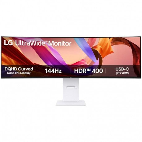 "124,5 cm/49"" (5120×1440) LG 49U950A-W 32:9 Nano IPS 5 ms 144 Hz HDMI ×2 DisplayPort ×1 USB-C (90W)