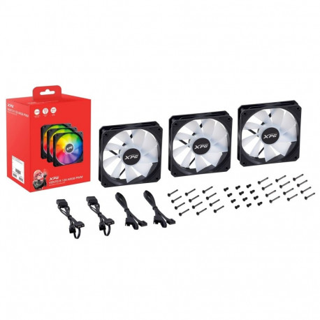 "XPG Vento R 120 ARGB PWM 120mm 3er Pack schwarz"