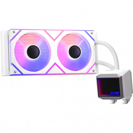 "K COOLER XPG Levante II 240 AIO Wasserkühlung 240mm weiß ARGB"