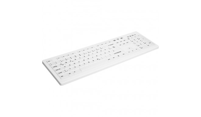 "Cherry AK-C8100F-U1-W/US - wischdesinfizierbar - weiß - US englisch"