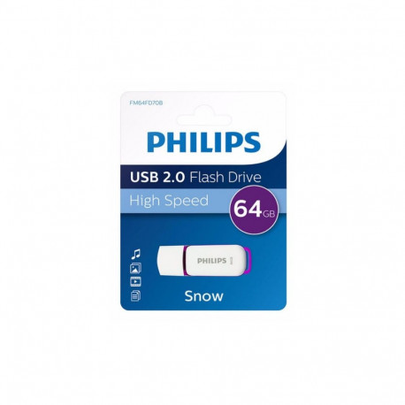 "STICK Philips USB 2.0 64GB Snow Edition Magic Purple"