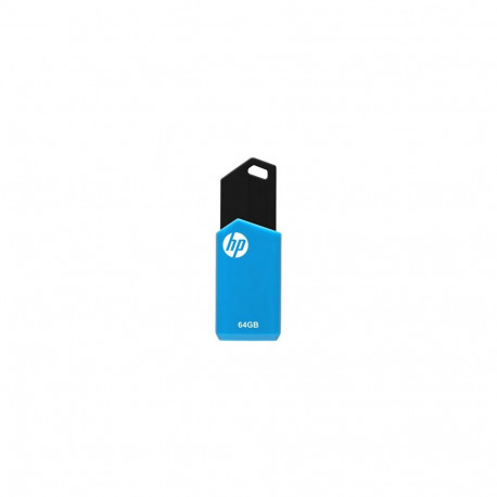 "STICK 64GB HP v150w 2.0 Flash Drive (black/blue) retail"