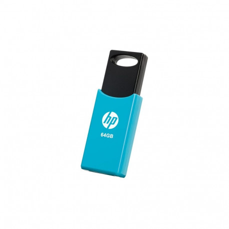 "STICK 64GB HP v212w 2.0 Flash Drive (black/blue) retail"