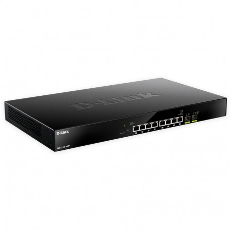 "D-Link DMS-1100-10TP 10-Port PoE+ Multi-Gigabit Managed Switch"