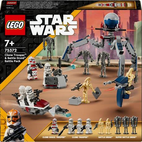 "LEGO Star Wars Clone Trooper& Battle Droid Battle Pack 75372"