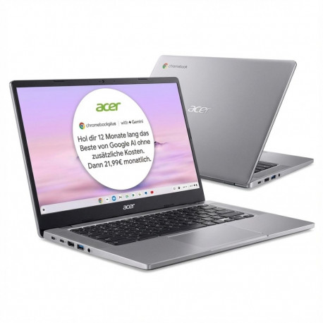 "Acer Chromebook Plus 514 14"" WUXGA Touch Core 3 N355 8GB/256GB ChromeOS CB514-6HT-34A8"