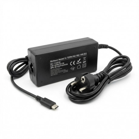 "Wortmann Netzteil für TERRA PAD 1062/ 1006 (EU), USB Type C"