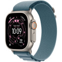 "Apple Watch Ultra 3 Titanium Cellular 49mm Natur (Alpine Loop hellblau) Small"