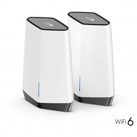 "NETGEAR SXK80 Orbi Pro WiFi 6 Business-Tri-Band-Mesh-AX6000-System mit 1 Router SXR80 und 1 Satelli