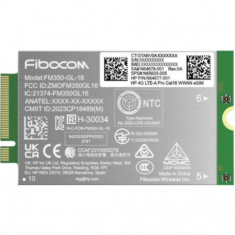 "HP Funkmodem 4G LTE-A WWAN Modul"