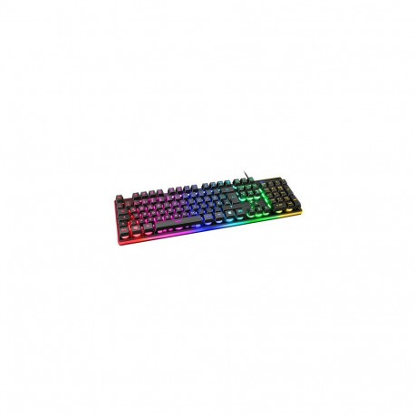 Deltaco mänguri klaviatuur DK220 USB, RGB, must