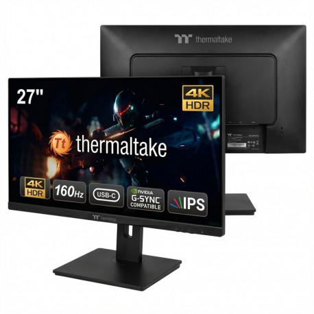 68,6cm/27" Thermaltake TPM-I27FUK 4K IPS 160HZ USB-C must mängurimonitor