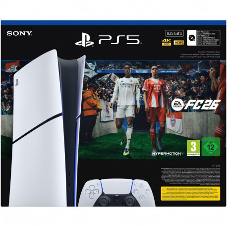 "SONY Sony PlayStation 5 Slim Digital Edition 825GB EA SPORTS FC 26 Bundle"