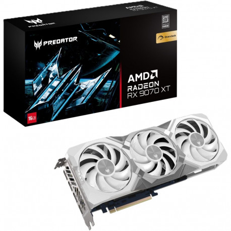 "RX 9070 XT 16GB Acer Predator BiFrost OC 16GB GDDR6 WHITE"