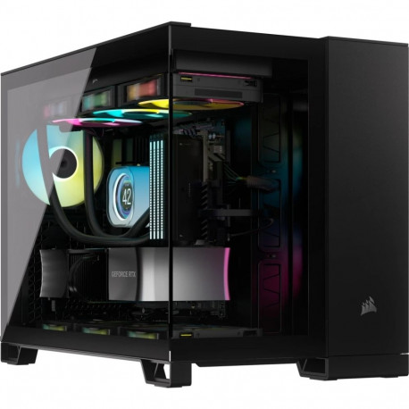 "Corsair 2500X RGB schwarz Midi Tower mATX Gaming Gehäuse"