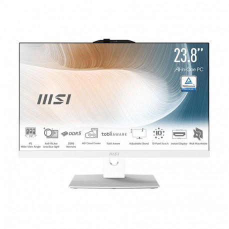 "AIO MSI Modern AM242TP 1M-1207DE 23.8"" i5-120U 16GB white 512GB W11P"