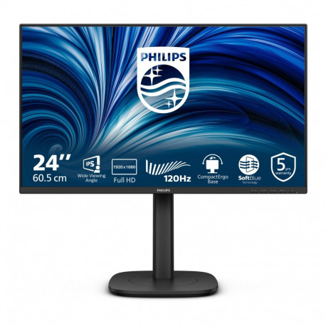 "PHILIPS 60,45cm 23,8Zoll 1920x1080 120Hz IPS Flat H/A 150 MM TUV EyeSafe certified USB HUB SPEAKERS