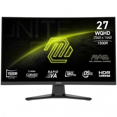 "MSI MAG 275CQFDE E18 Rapid VA WQHD Gaming Display 68.6 cm (27"""")"