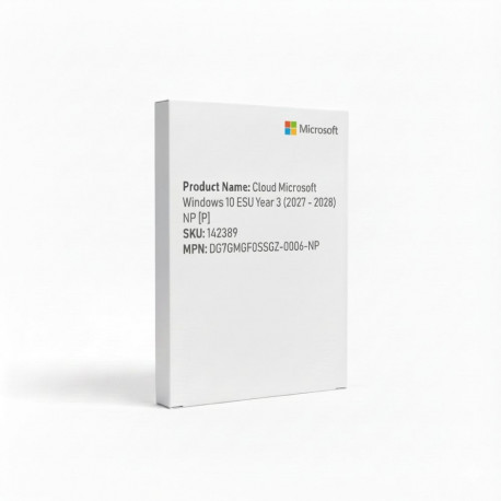 Pilvepõhine Microsoft Windows 10 ESU 3. aasta (2027 - 2028) NP [P]