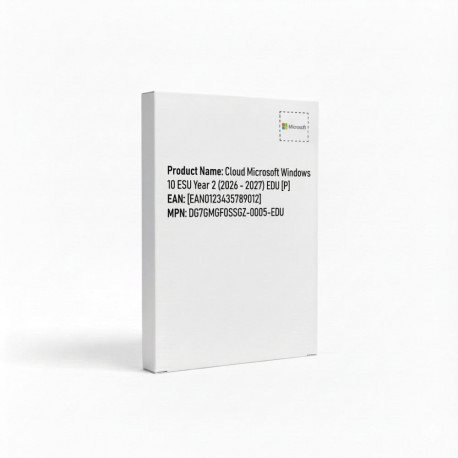 Cloud Microsoft Windows 10 ESU 2. aasta (2026 - 2027) EDU [P]