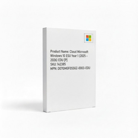 Microsoft Windows 10 ESU 1. aasta (2025 - 2026) EDU [P] pilvepõhine