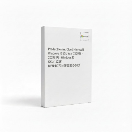 "Cloud Microsoft Windows 10 ESU Year 2 (2026 - 2027) [P] - Windows 10"
