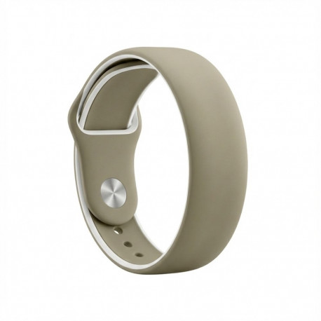 Premium Pro rihm Apple Watchile, khaki/valge, 40mm, 41mm, 38mm, 42mm (Series 10), GA-MAG-BNDA-P+KLCS