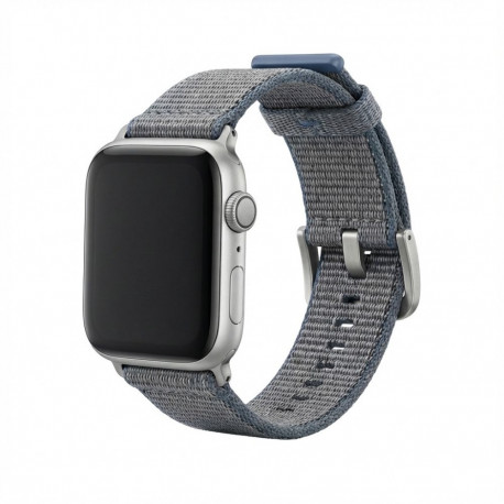 "Premium Plus Armband für Apple Watch, Grau/Blau, 40mm, 41mm, 38mm, 42mm (Series 10), GA-MAG-BNDA-PP