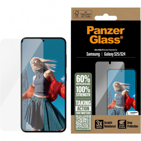 "PanzerGlass Screen Protector Samsung Galaxy S25"