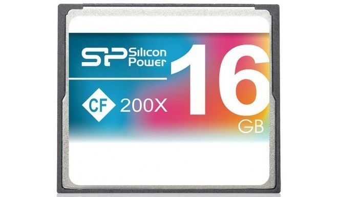 Silicon Power memory card CF 16GB 200x