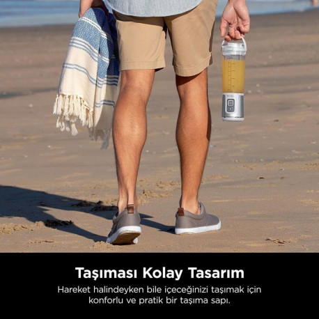 "Ninja BC151EUWH Blast Kabelloser Mixer Weiß"