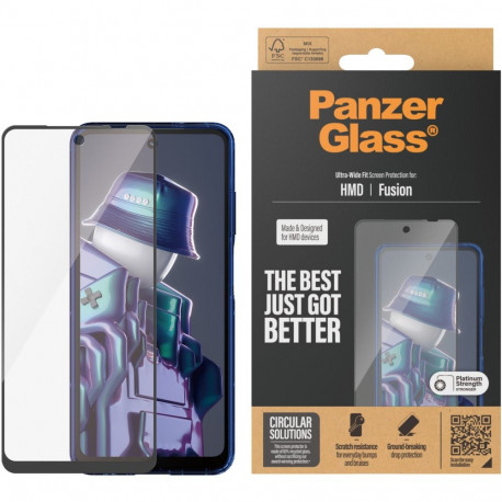 "PanzerGlass Screen Protector w. Black Frame HMD Fusion / UWF"