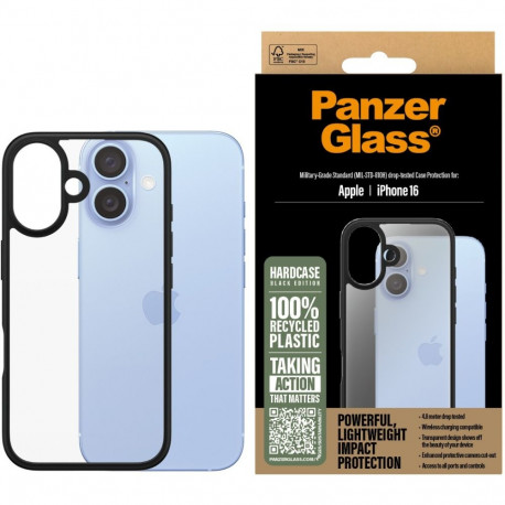 "PanzerGlass HardCase Black iPhone 16"