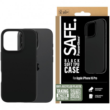 "SAFE TPU Case Black iPhone 16 Pro"